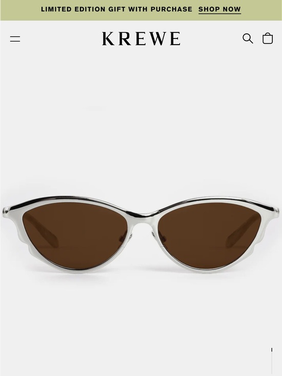 Krewe new silver solange glasses main image 5
